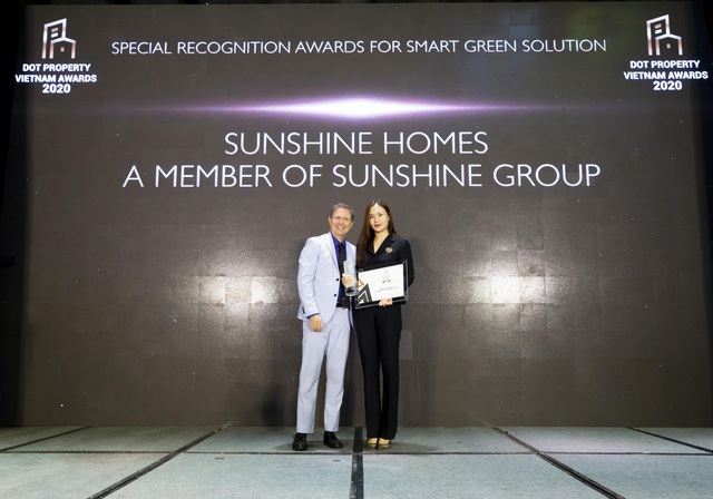 Sunshine Homes chiến thắng vang dội tại Dot Property Vietnam Awards 2020